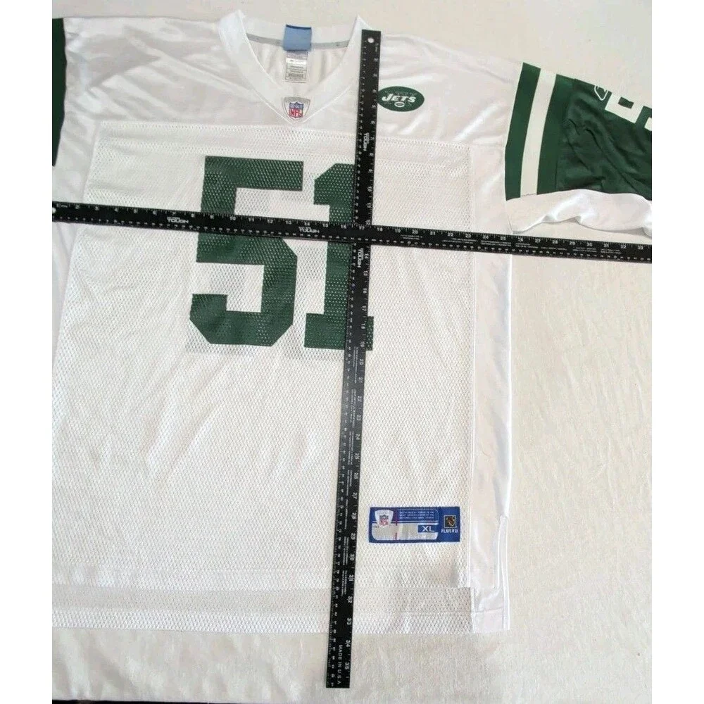 New York Jets Vintage Reebok NFL On Field Jersey Jonathan Vilma #51 Adult XL